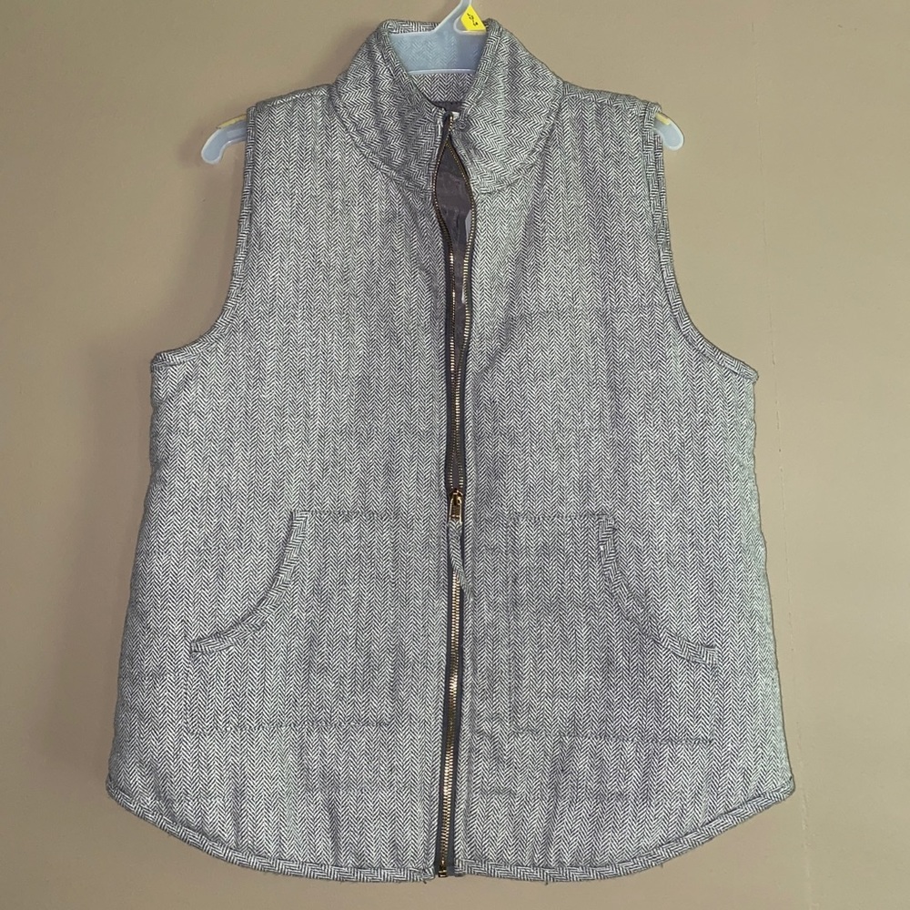 Mud Pie Gray Tweed Vest Size Medium NWT